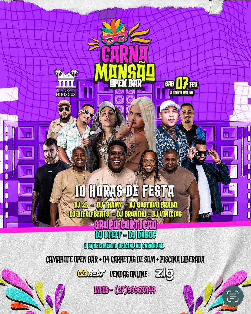 CARNA MANSÃO OPEN BAR