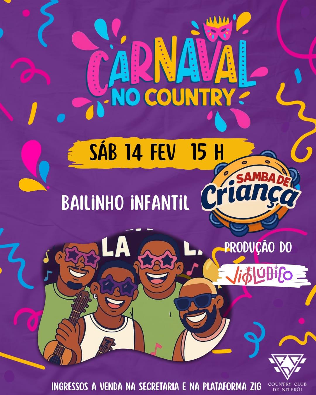 CARNAVAL NO COUNTRY COM VIOLUDICO MO BAILINHO INFANTIL