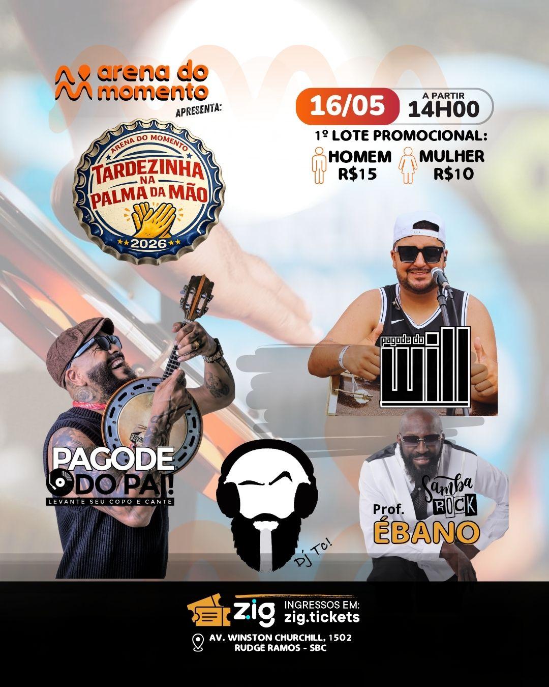 Tardezinha na Palma da Mão | 16.05.26 - 14:00