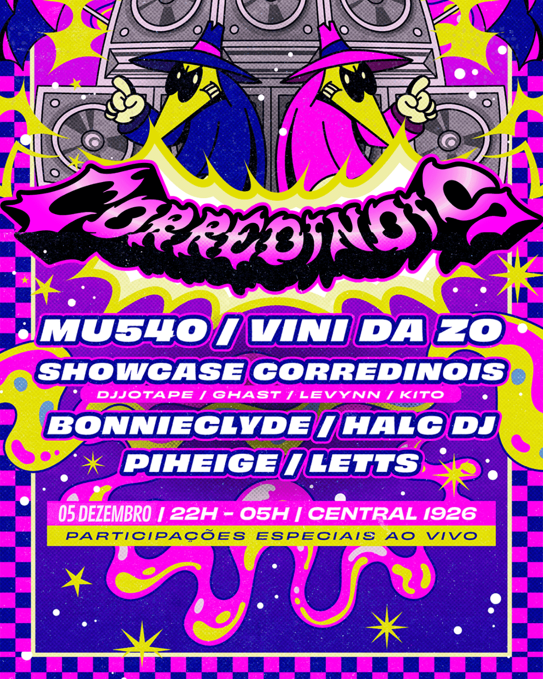 CORREDINOIS na Central 1926 - Mu540 + convidados