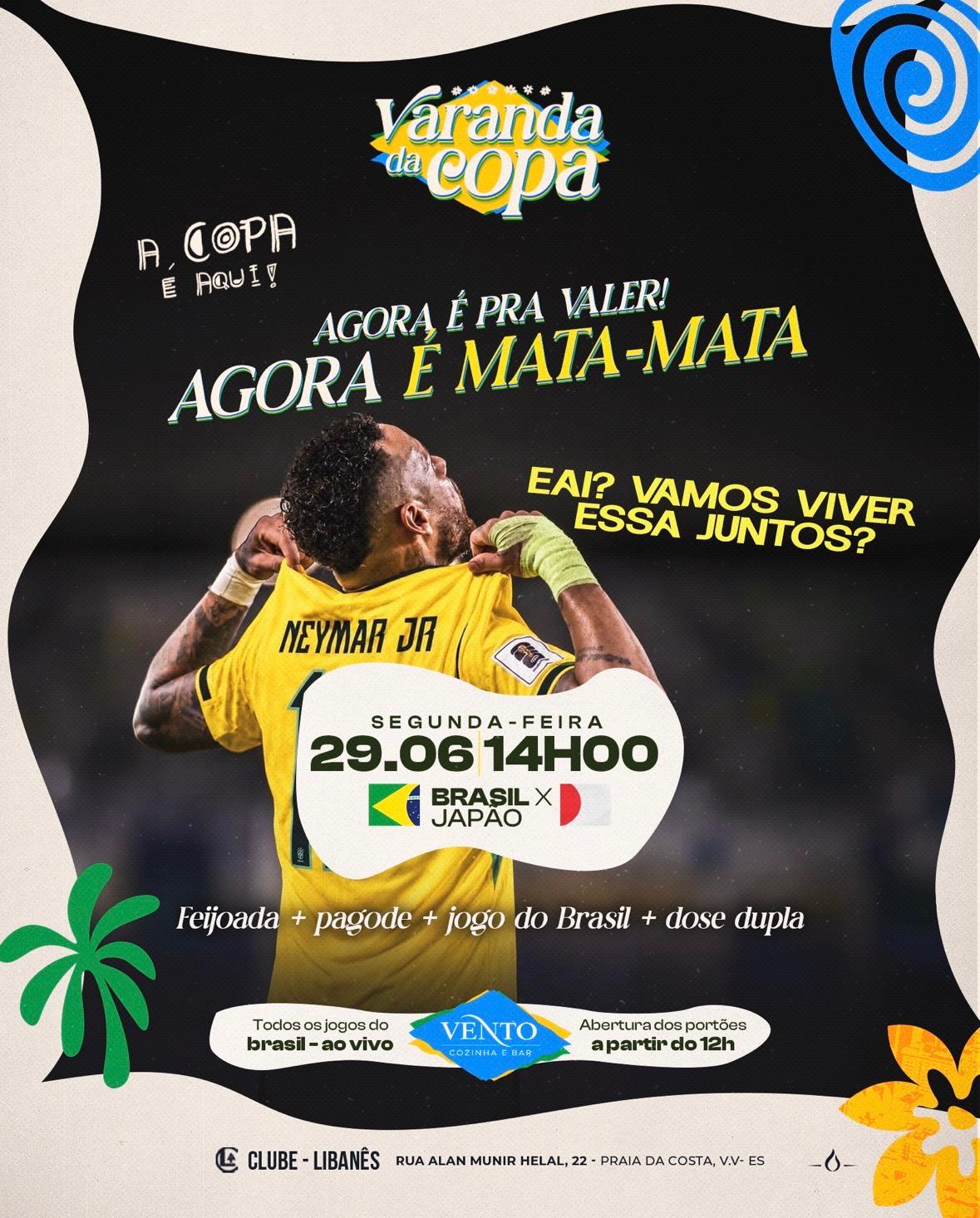 Varanda da Copa - Brasil x Japão