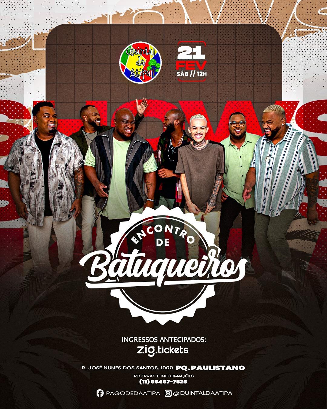 ENCONTRO DE BATUQUEIROS NO QUINTAL DA ATIPA - SP