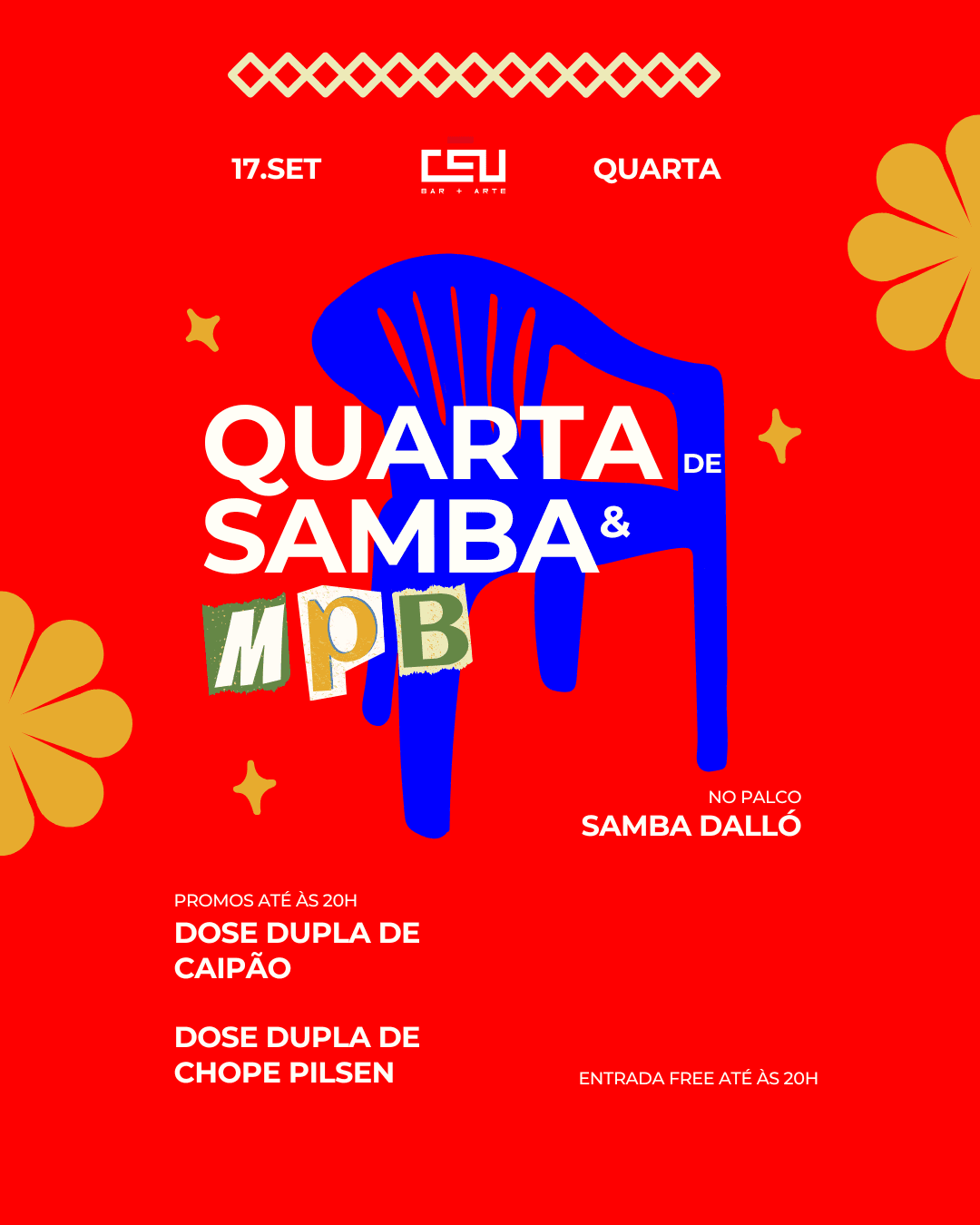 Quarta de Samba e MPB | Samba do Dalló | 17.09