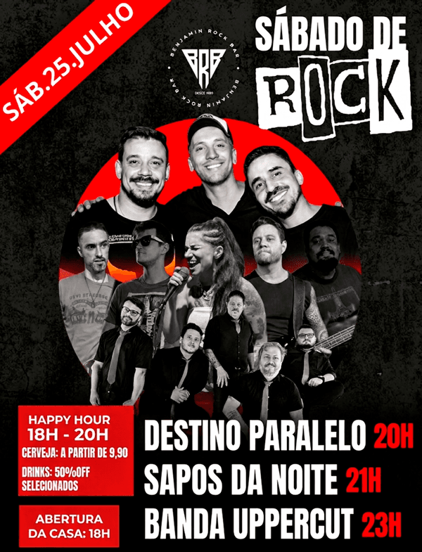 25.07 - SAPOS DA NOITE + UPERCUT
