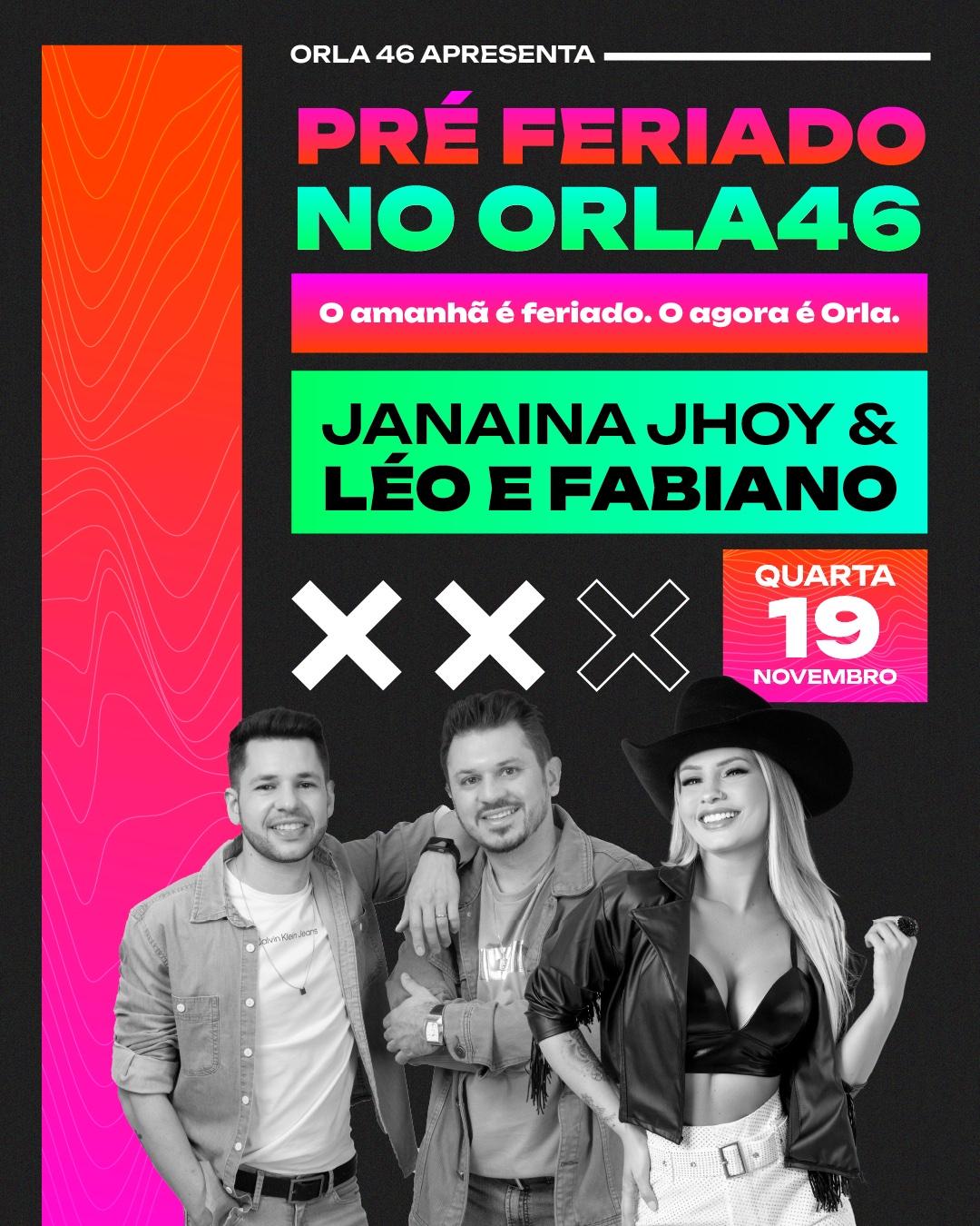 PRÉ FERIADO NO ORLA 46