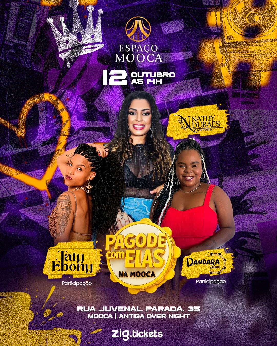 Pagode com Elas no Espaço Mooca