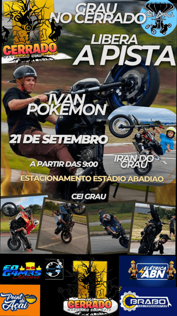 11º Grau no Cerrado - IVAN POKEMON -Domingo LIBERA A PISTA