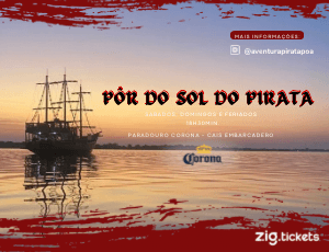 Pôr do Sol do Pirata | 14/03 (sexta-feira ) - 18h45min   