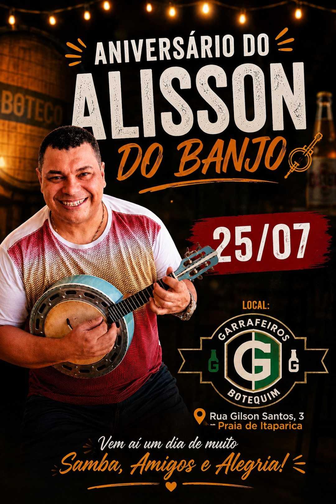Aniversario do Alisson do Banjo