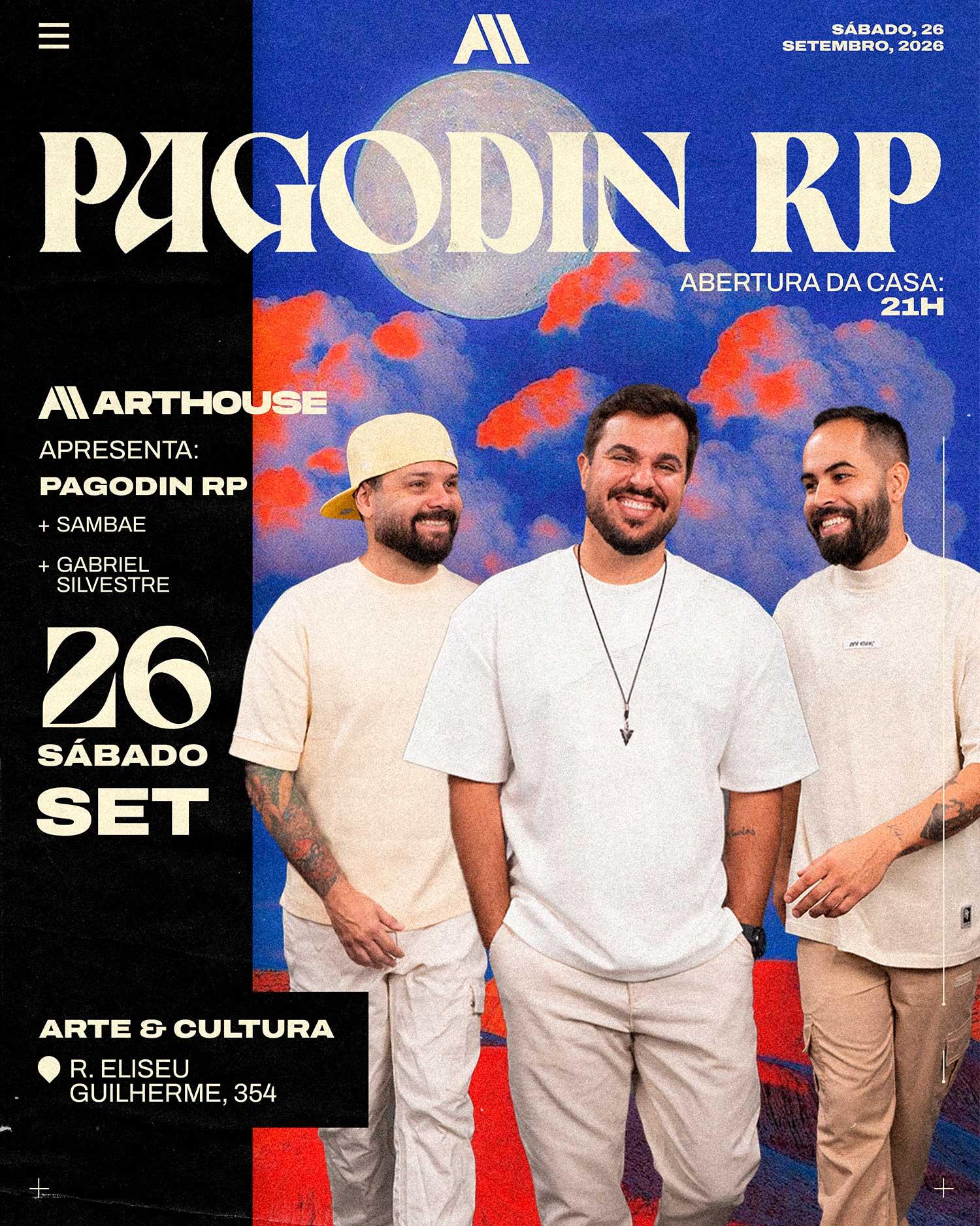 Art House  - Pagodin RP - Sambaê - Gabriel Silvestre  - Sábado 26/09