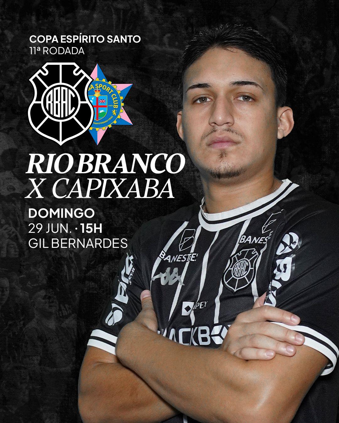 Rio Branco SAF x Capixaba SC - Copa ES 2025 - 11ª Rodada