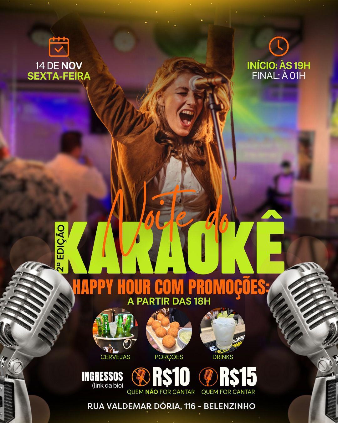 NOITE DO KARAOKÊ - DANÇANTEE