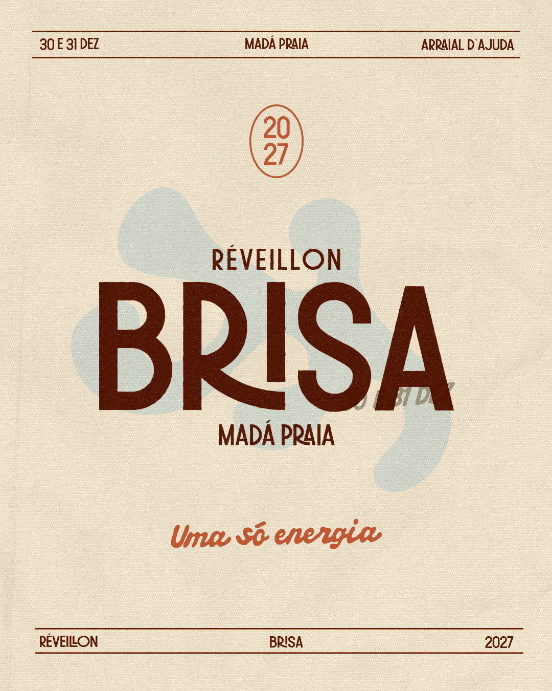 Réveillon Brisa 2026/2027 — Madá Praia