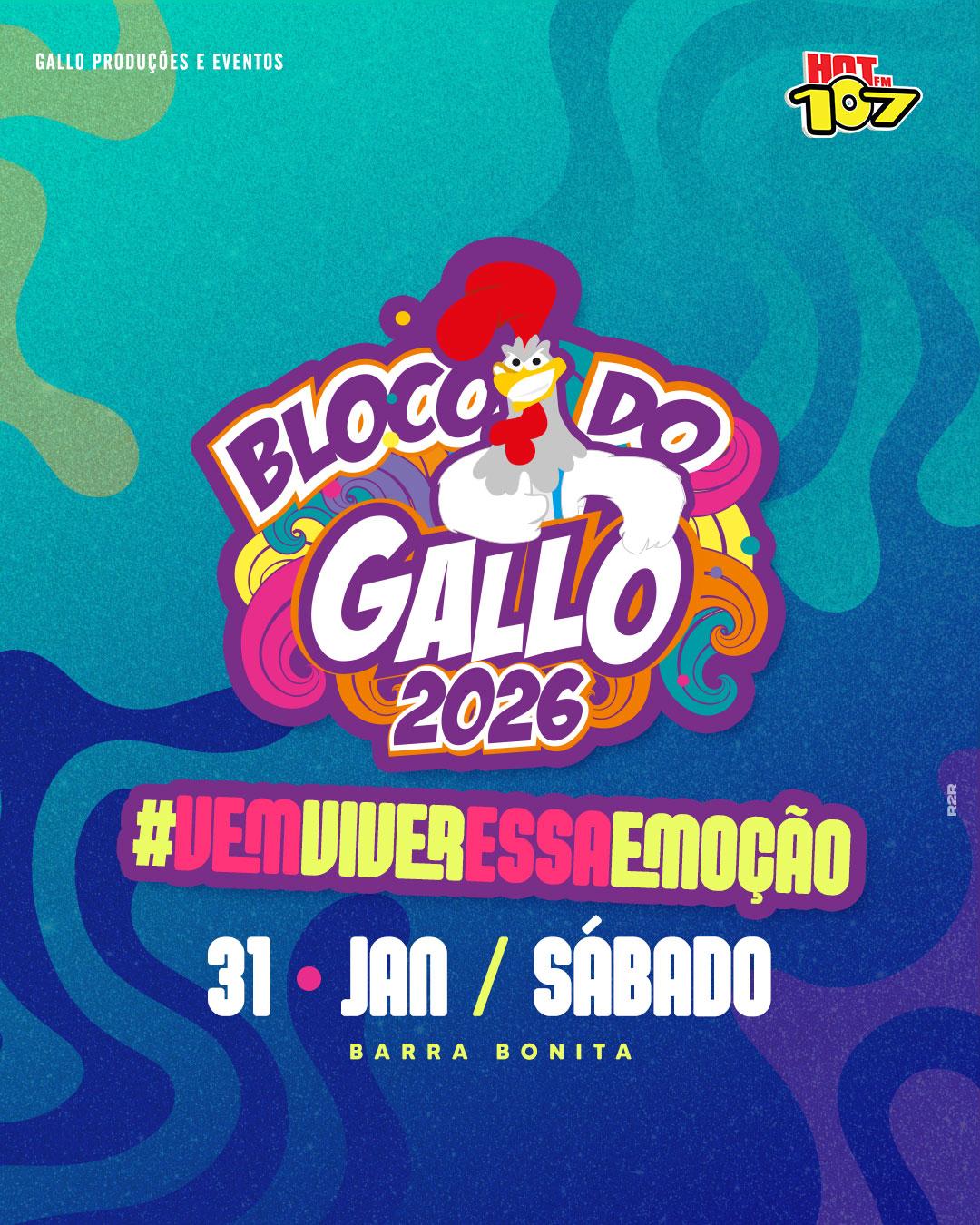 Bloco do Gallo 2026