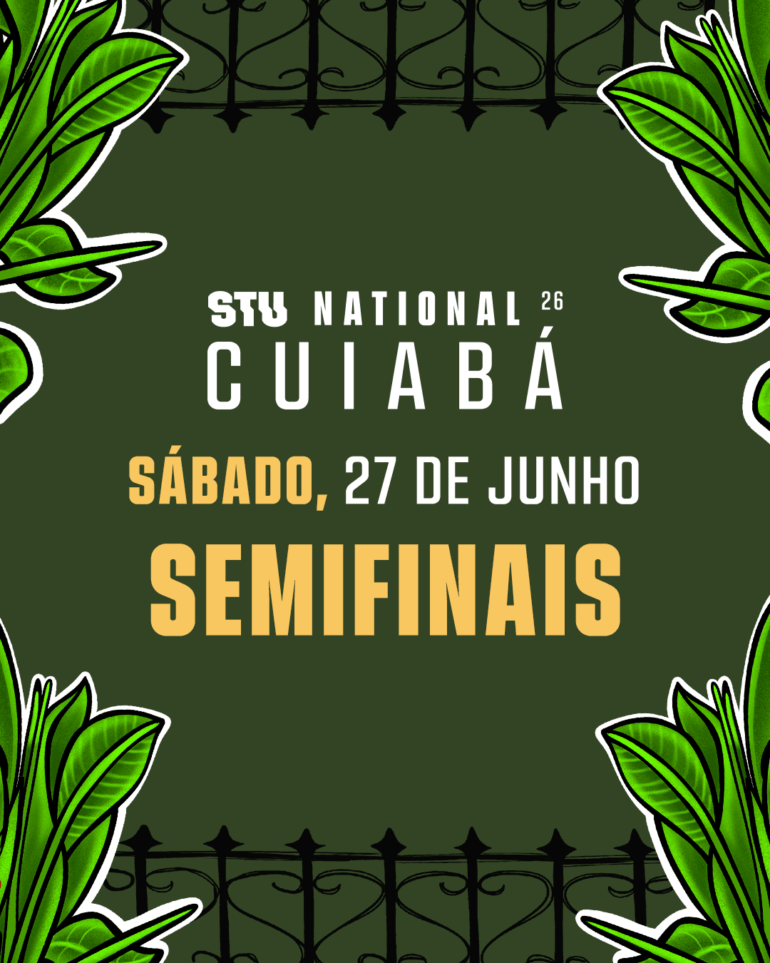 STU National Cuiabá 2026 | Semifinais