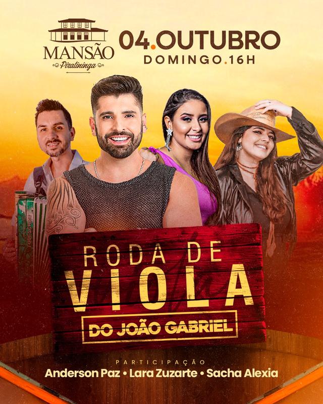 Roda de Viola do João Gabriel em 04/10/26
