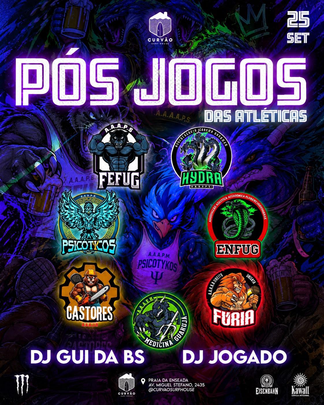 PÓS JOGOS DAS ATLÉTICAS - 25/09