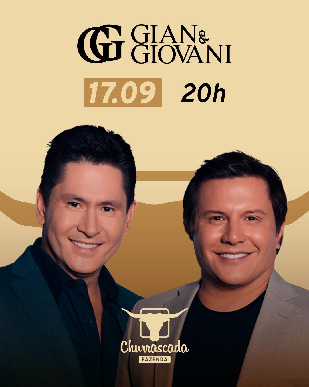 Gian e Giovanni na Fazenda Churrascada Morumbi