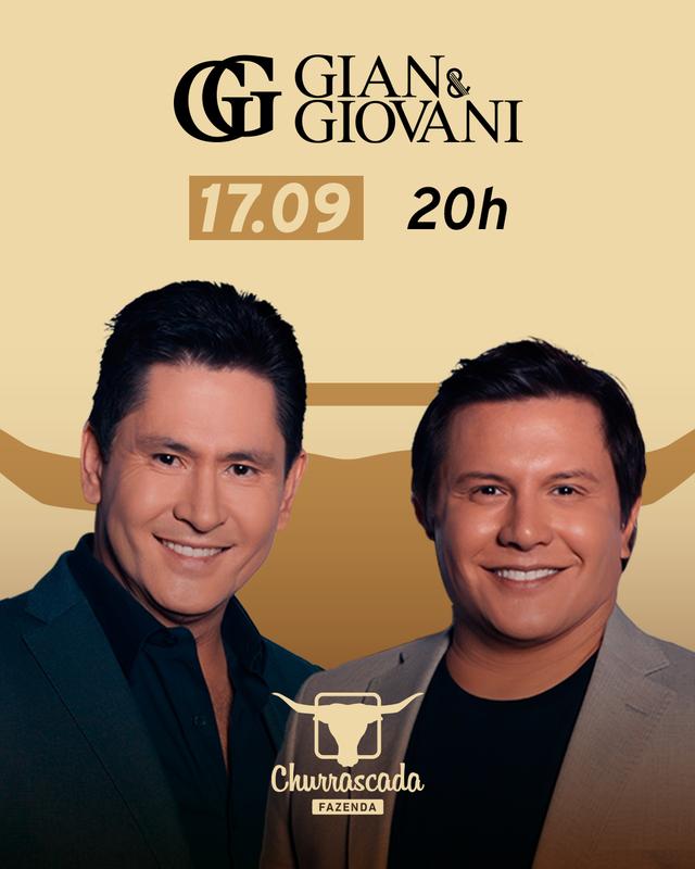 Gian e Giovanni na Fazenda Churrascada Morumbi