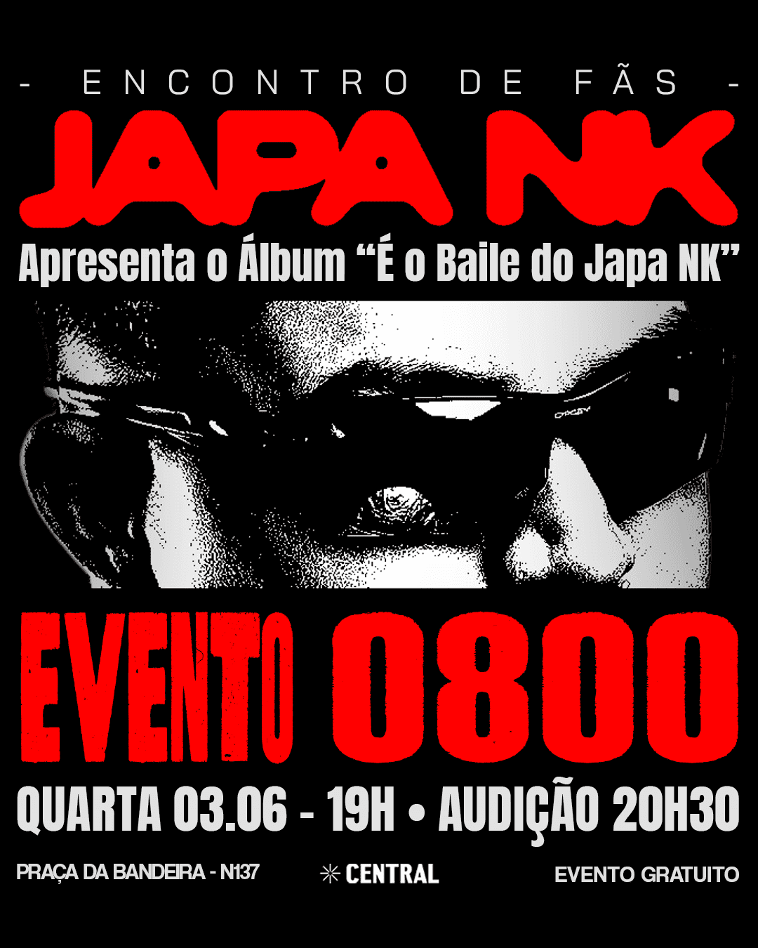 Audição Japa NK 03/06 Véspera de Feriado - 0800