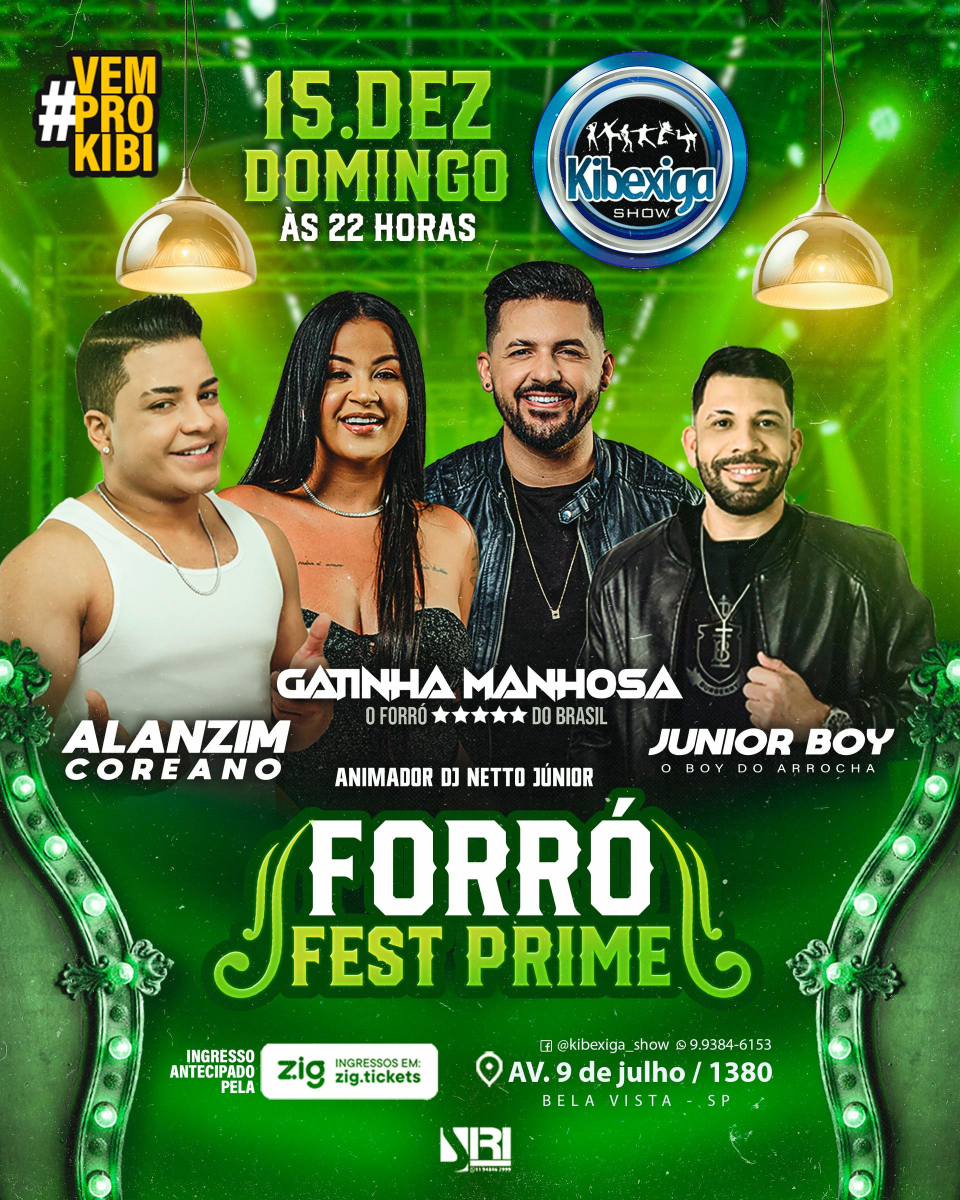 Forró Fest Prime - Gatinha Manhosa (Kibexiga)