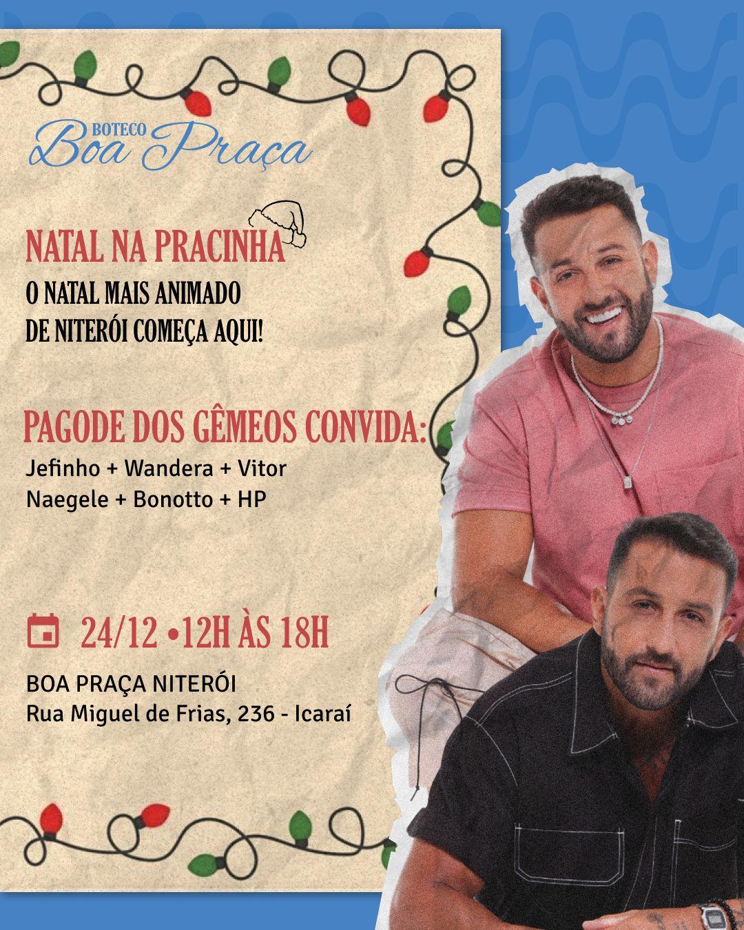 Natal na Pracinha - Natal Boteco Boa Praça Niteroi 2025