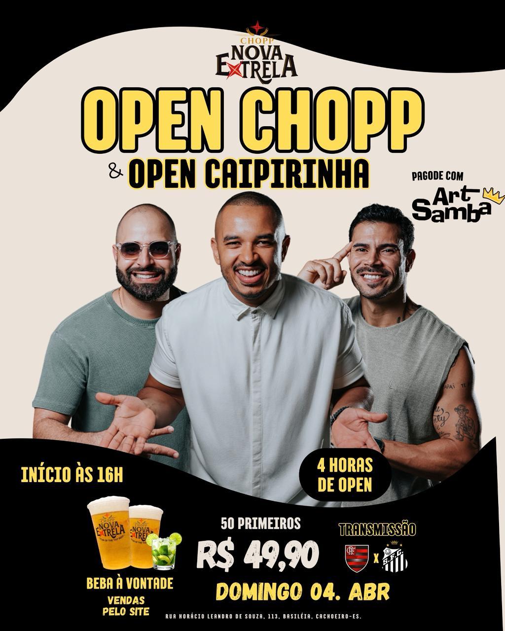 OPEN CHOPP COM PAGODE