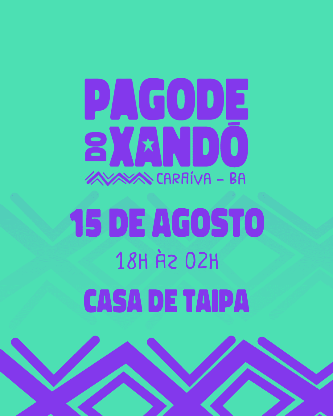 Pagode do Xandó - 15/08