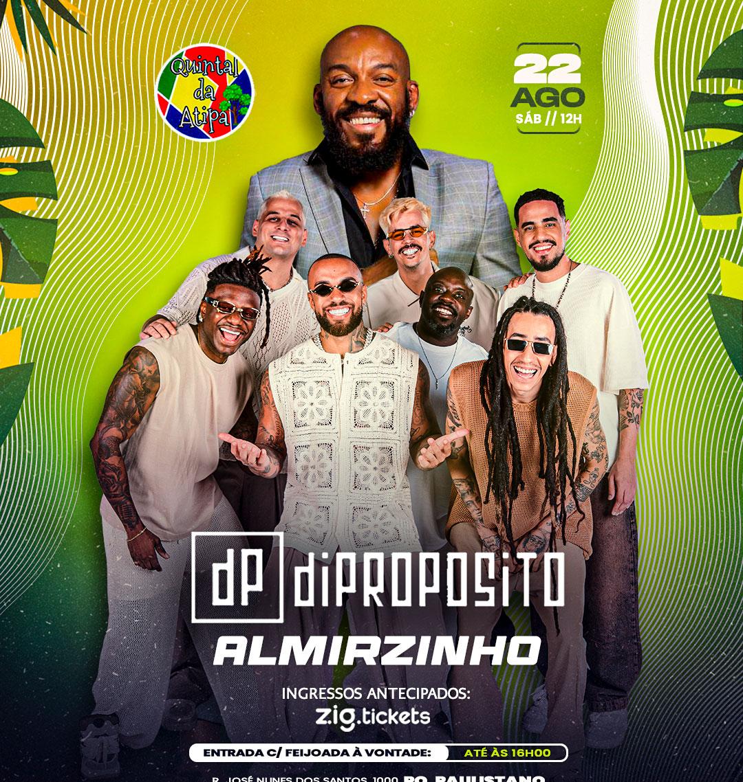 ALMIRZINHO E DIPROPOSITO NO QUINTAL DA ATIPA - SP