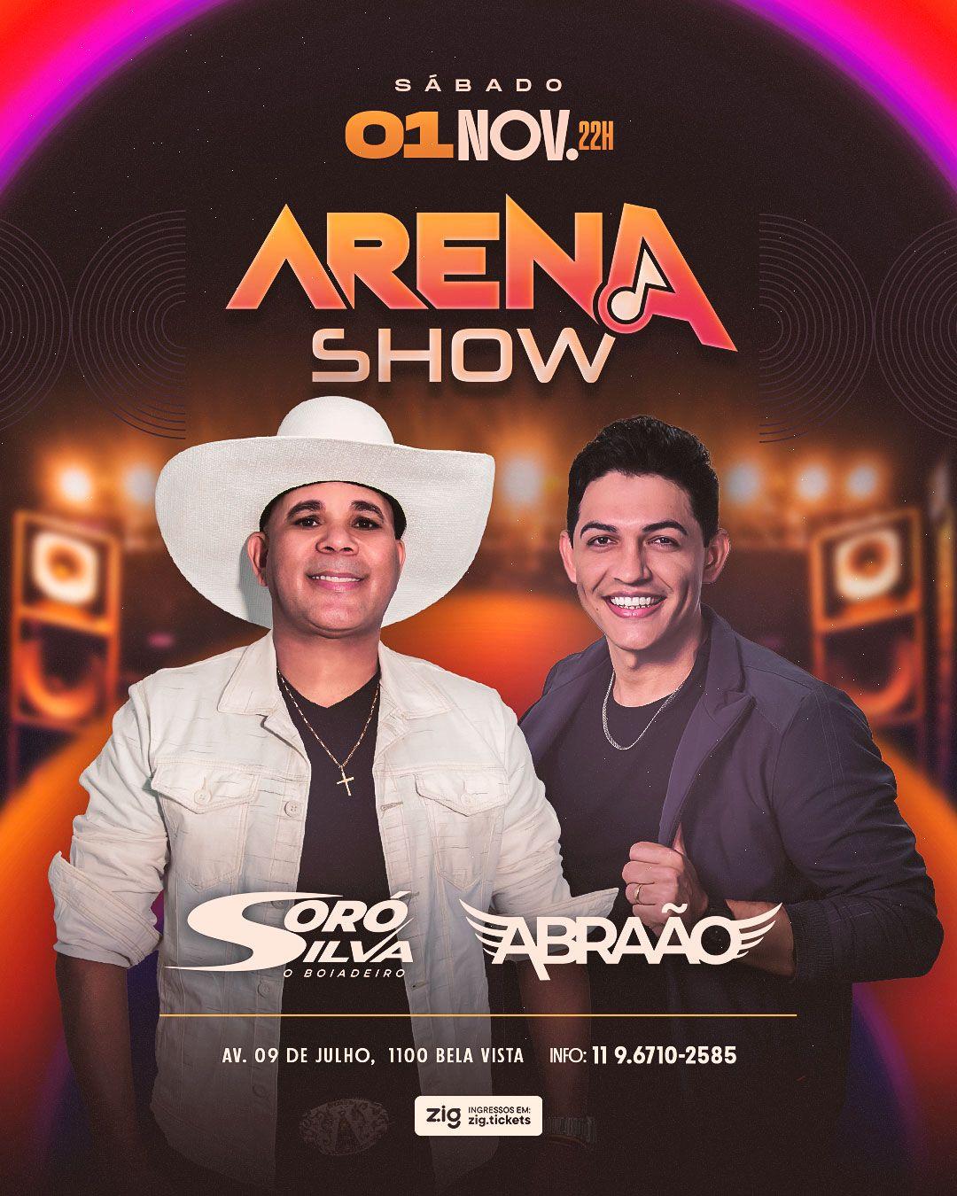 Soró Silva no Arena Show