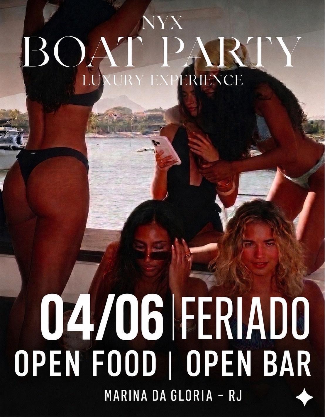 NYX BOAT PARTY   RIO EXPERIENCE