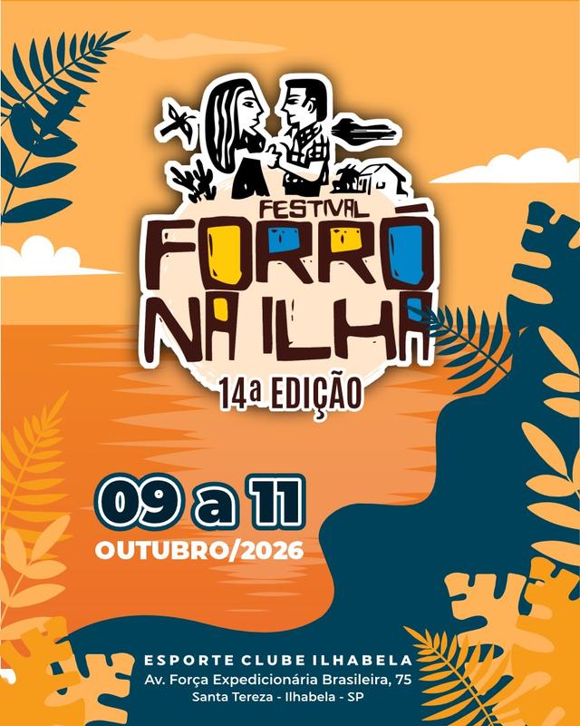 Festival Forró na Ilha 14ª  Edição  - Outubro 2026
