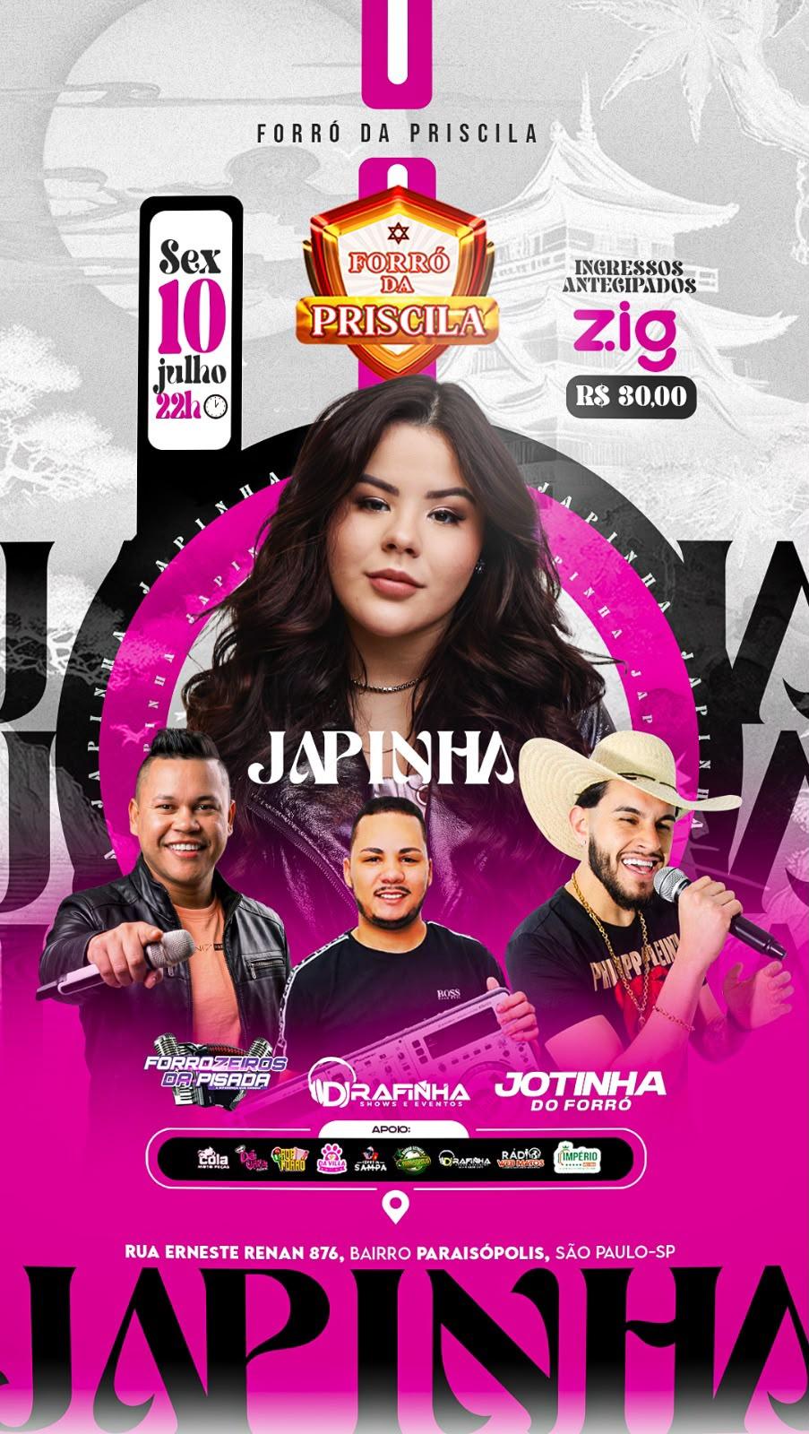 A Japinha no Forró da Priscila