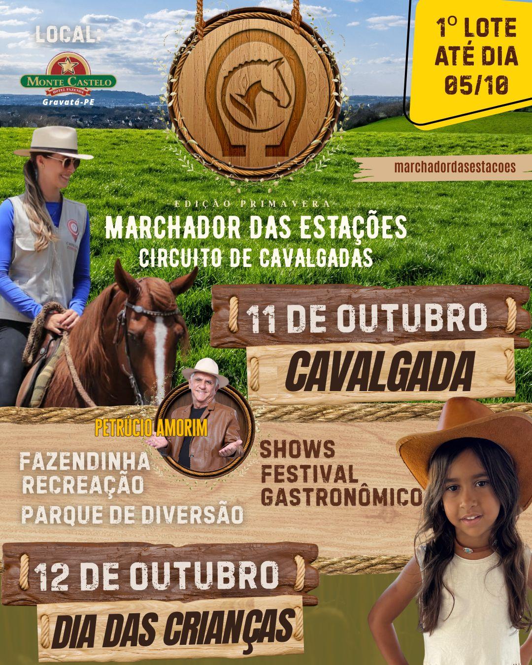 MARCHADOR DAS ESTAÇÕES - CIRCUITO DE CAVALGADAS (Edição Primavera)