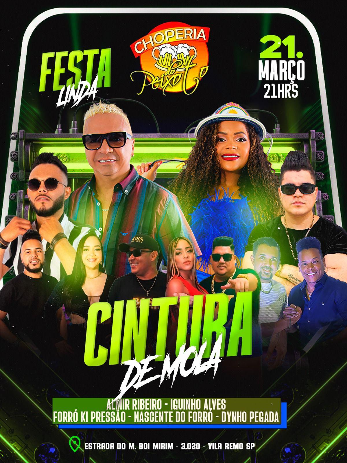 Cintura de Mola na Choperia do Peixoto