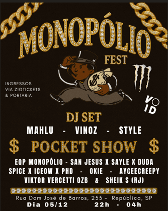 MONOPOLIO FEST na Void Centro