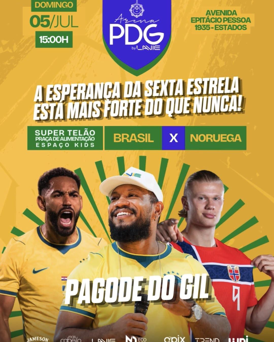 Pagode do Gil - Brasil x Noruega