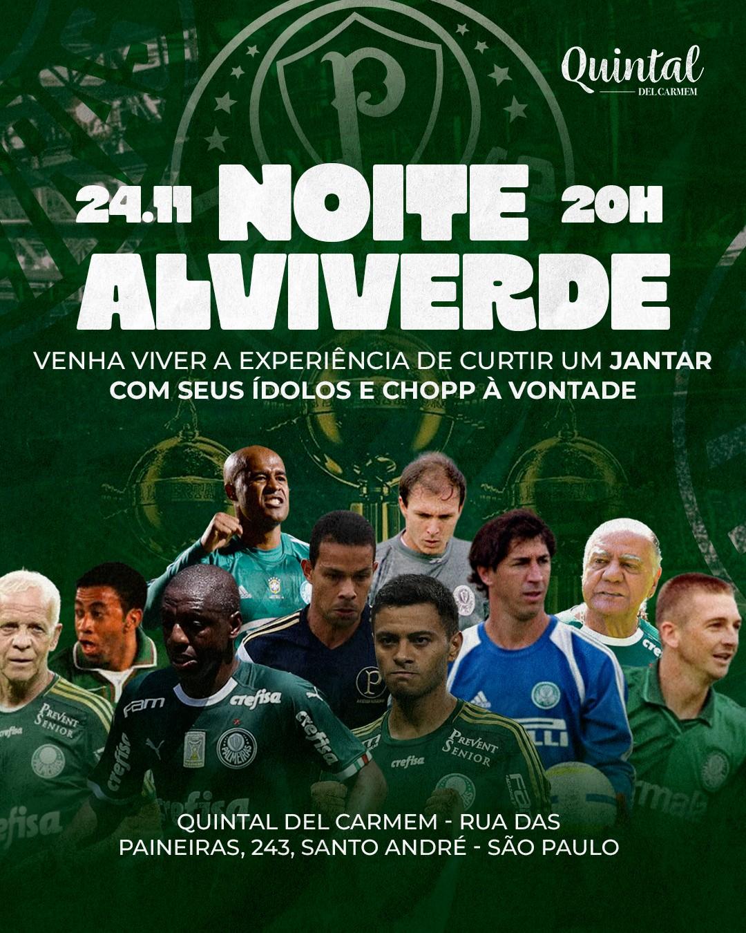 Noite Alviverde no Quintal Del Carmem
