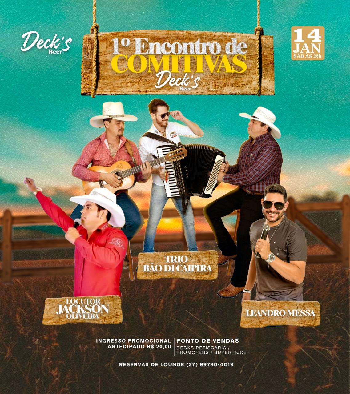 1° ENCONTRO DE COMITIVAS DECK'S BEER