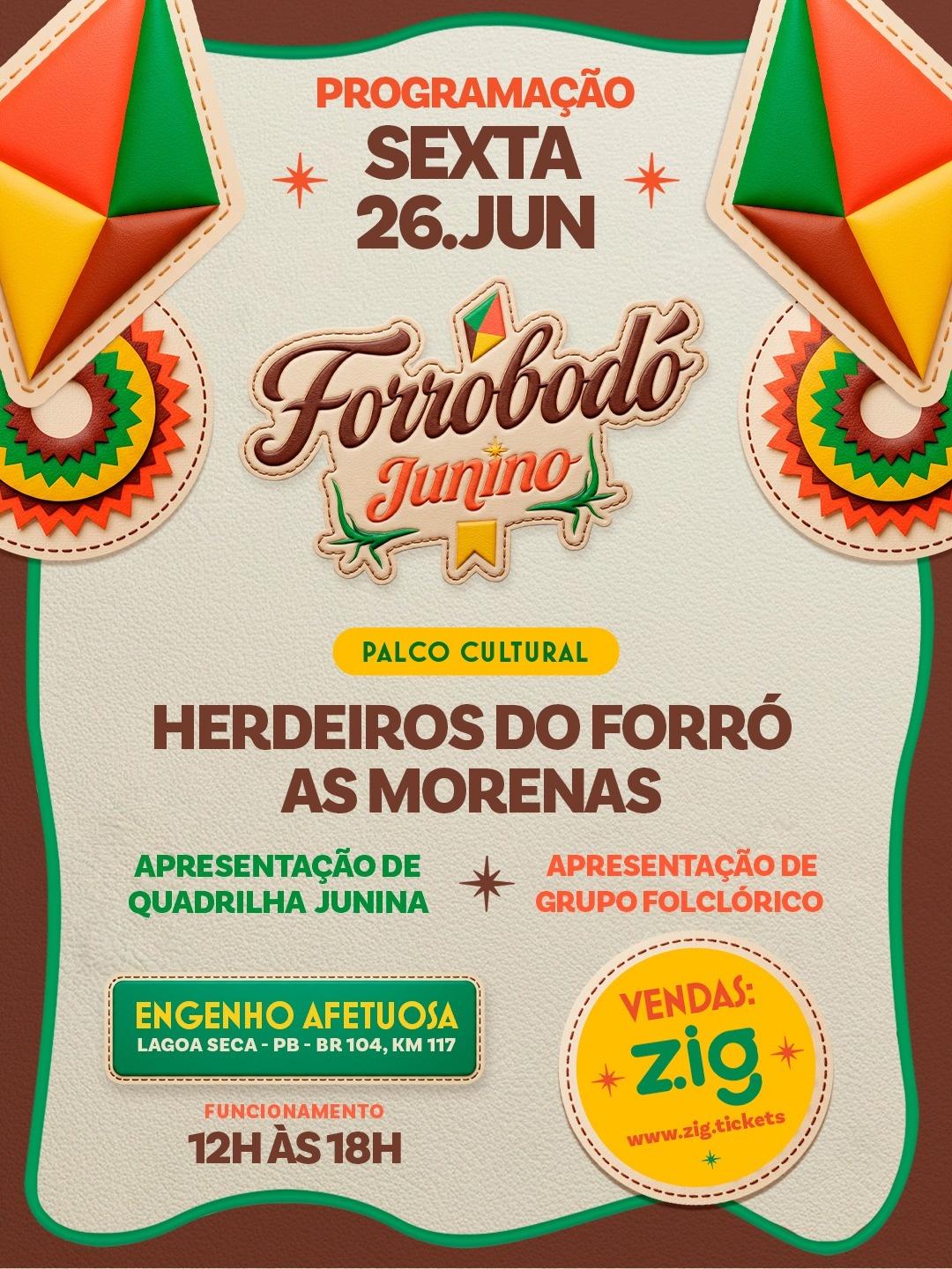 FORROBODÓ JUNINO - 26/06