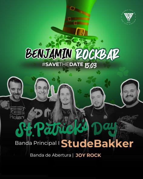 15.03 - BRB - Benjamin Rock Bar - [ST. PATRICKS DAY] Stude Bakker + Joy Rock 