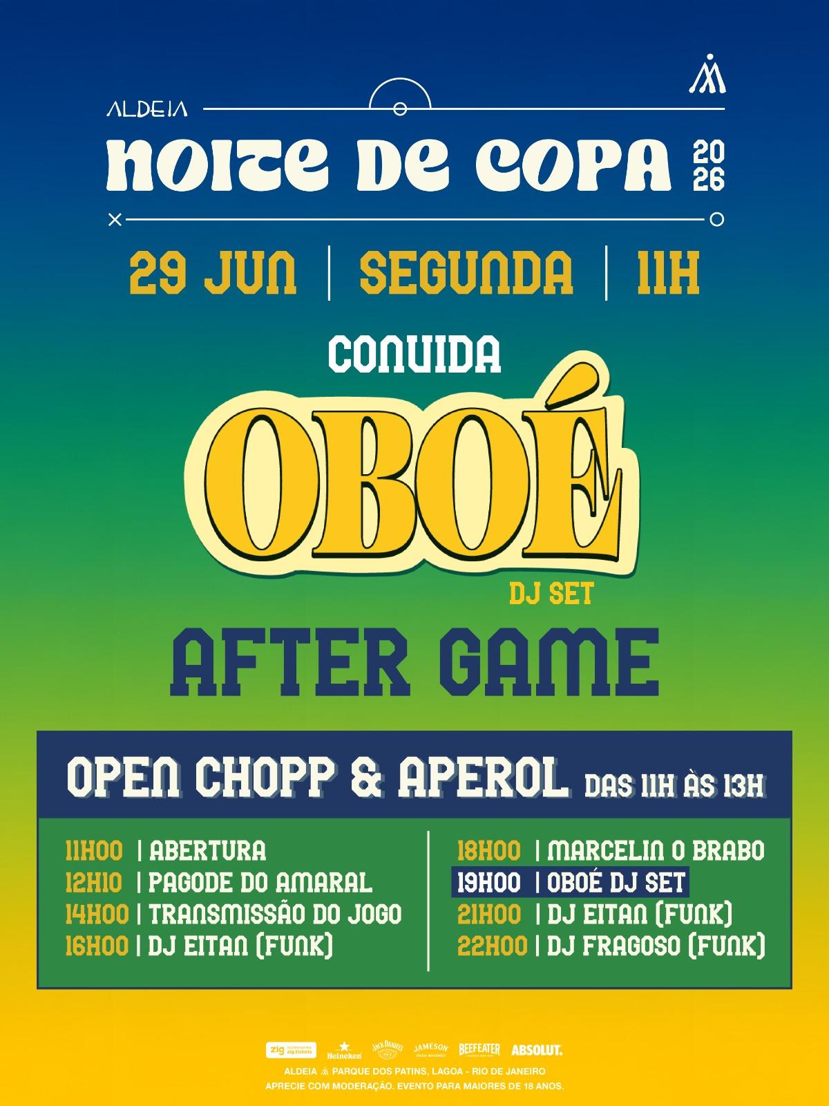 NOITE DE COPA - Aldeia Lagoa -  29/06