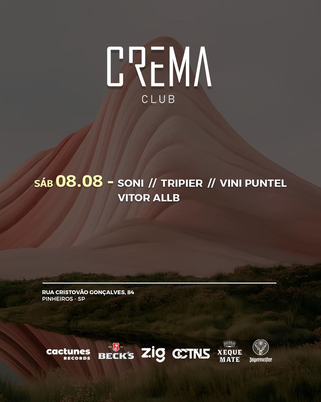 Crema Club - 08.08