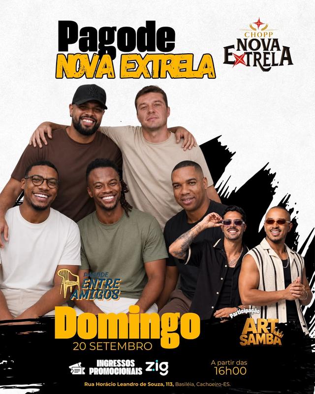 Domingo de Pagode Nova Extrela