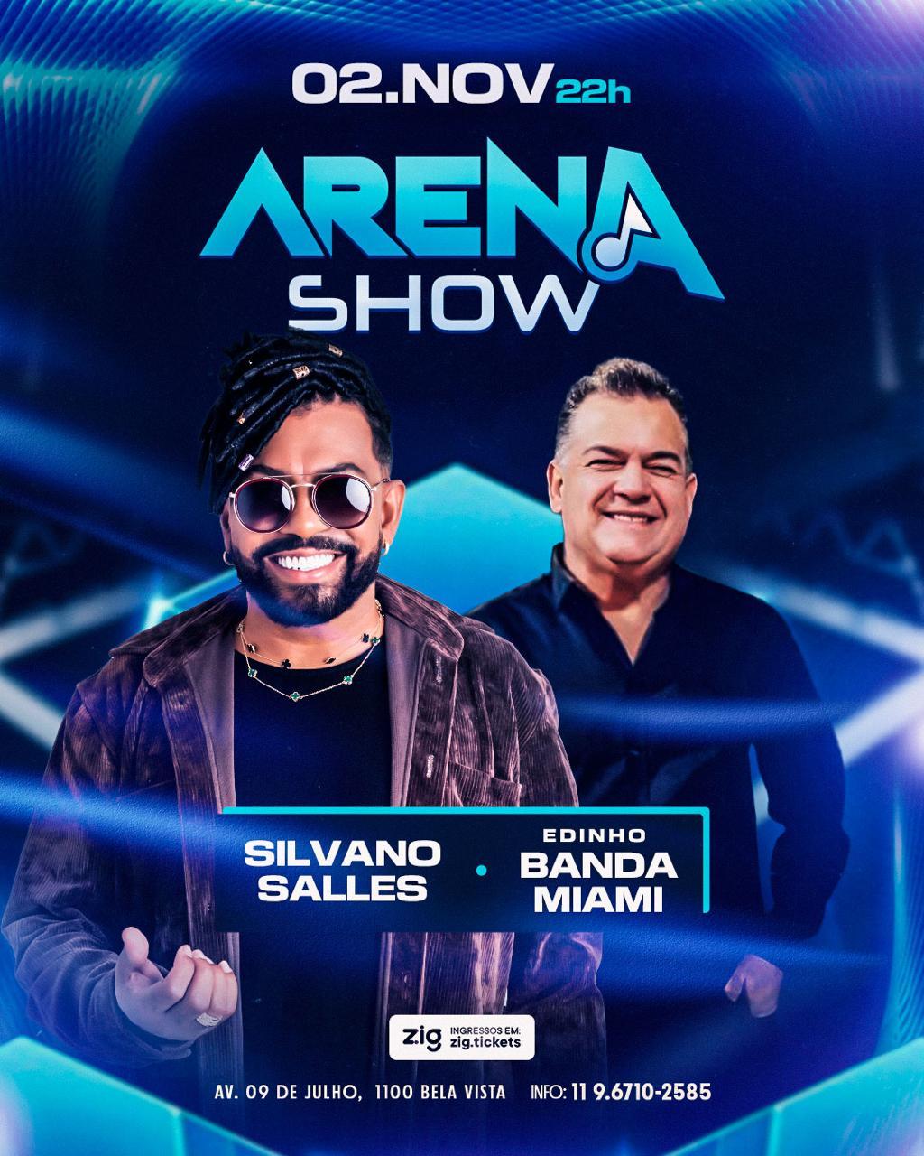 Silvano Salles no Arena Show