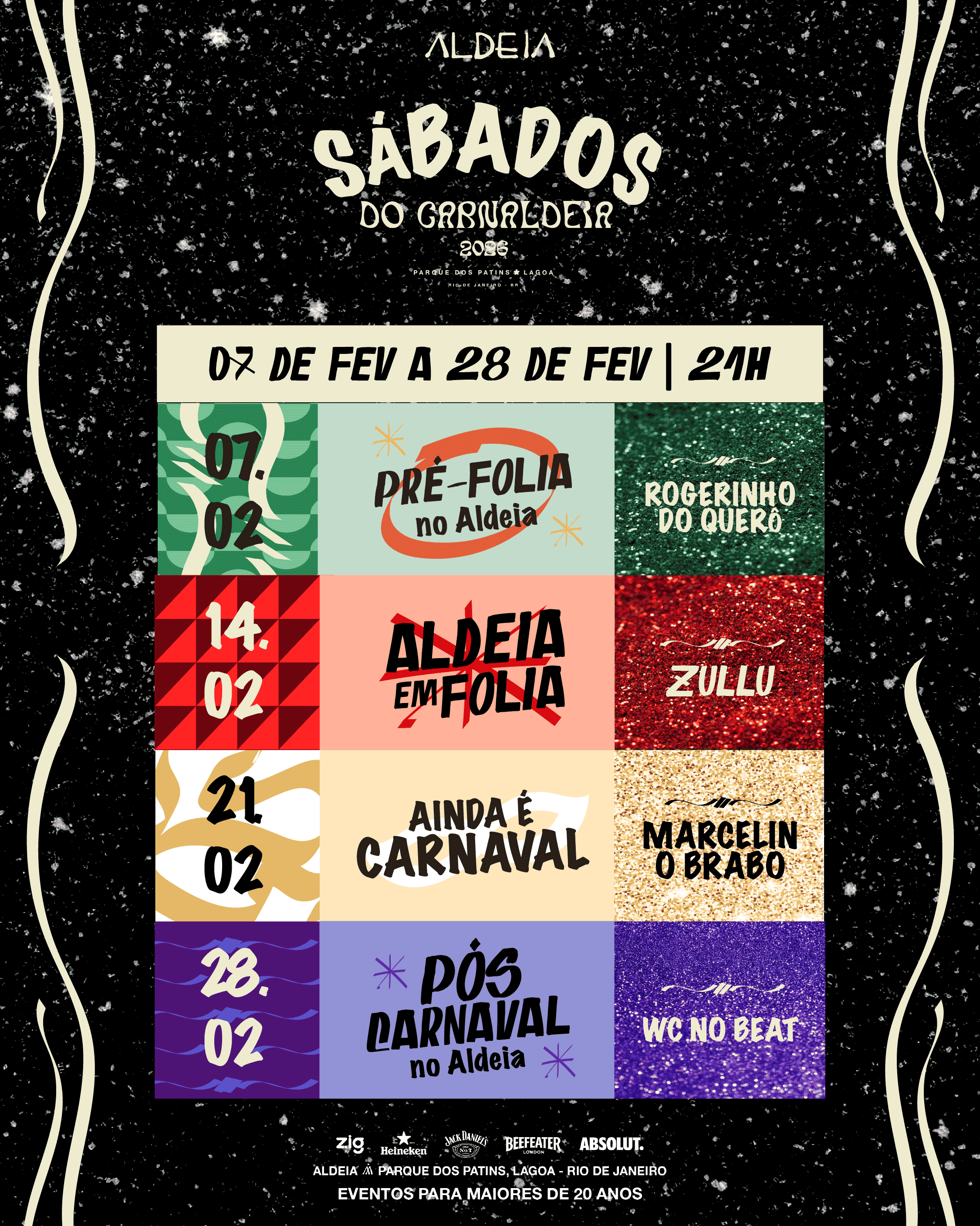 Carnaldeia - Pré Folia no Aldeia - Sábado 07/02