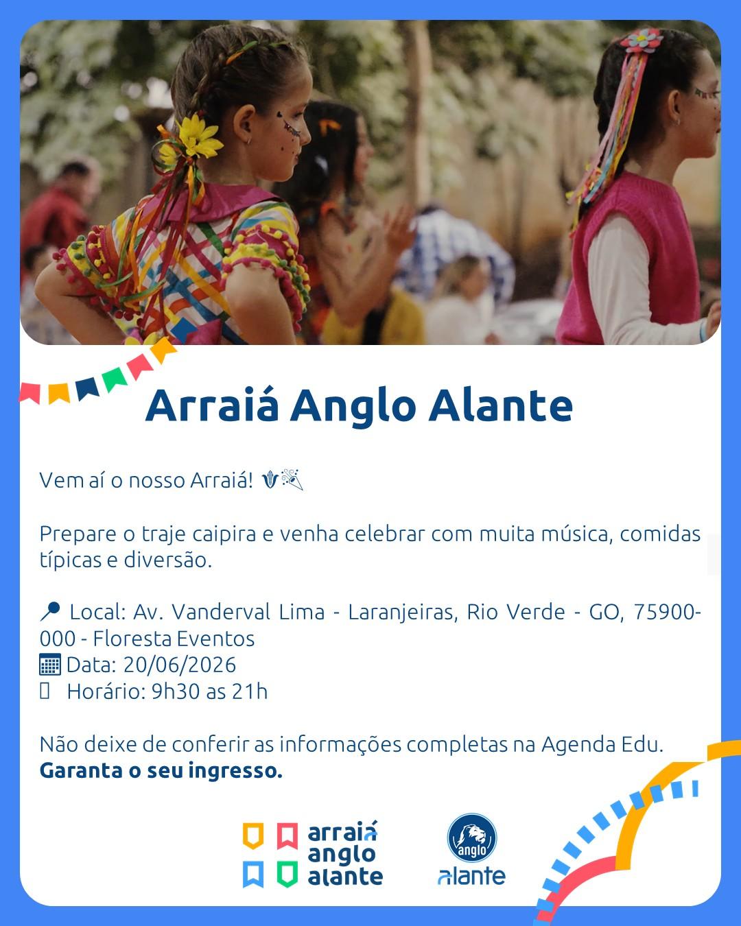 Arraiá Anglo Alante Apice – GO