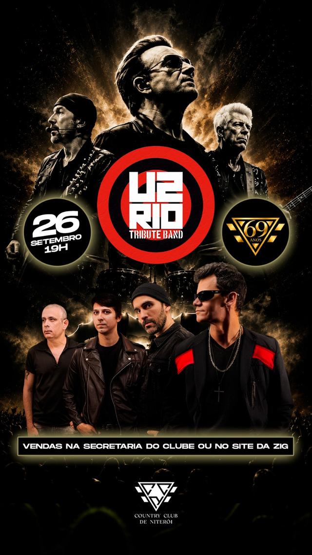 MÊS DE ANIVERSÁRIO DO COUNTRY - U2 RIO TRIBUTE BAND