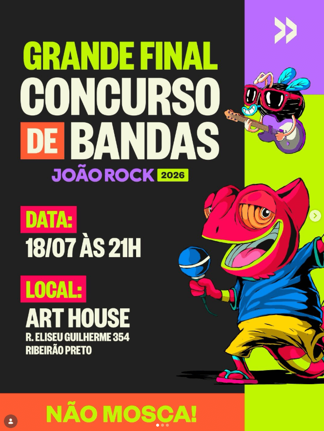 Art House - Concurso de bandas João Rock - Sábado 18/07