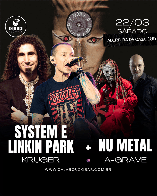 LINKIN PARK & S.O.A.D. + METAL & GRUNGE - KRUGER + A-GRAVE